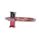 Engagement Ring For Women Unique Wedding Ring Art Deco Baguette Finger Ring
