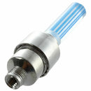 5X(Bike Motorcycle Car Tyre Tire Wheel Stem Caps Blue LED Light Valve Cove Y9I2)