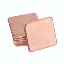 10 pcs 15mmx15mm 0.5mm Heatsink Copper Shim Thermal Pads for Laptop