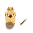 5pcs SMA Male Plug Solder For Semi-Rigid RG402 0.141" Cable RF Connector LJ