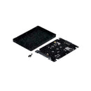 Black B+M key Socket 2 M.2 NGFF (SATA) SSD to 2.5 SATA Card Adapter Case Ne X1E4