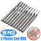 10pcs 1/1.5/2.0/2.5/ 3.175mm Carbide Ball Nose End Mill CNC Engraving Router bit