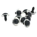 10pcs 24mm Light Blue Shinning Plastic Safety Eyes for Teddy Bear Soft Animal