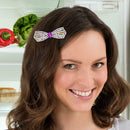 3pcs Butterfly Rhinestone Hair Clip DIY Crystal Bowknot Barrettes (Style 3) SN9F