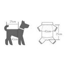 Small Puppy Dog Snow Jumpsuit Snowlake Jacket Hooded Hoodie Warm Clothes M