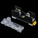 FS101 10a 6*30mm fuse socket with indicator light din rail mounted fuse 3C