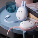 Portable Cute USB Rechargeable Hand Warmers Heater Pocket Mini Cartoon Powe