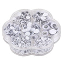 600 Pieces Mixed Self-adhesive Wiggle Googly Eyes DIY Scrapbooking Crafts T W8T6