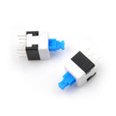 10x Square 8x8mm 6 Pin DPDT Mini Push Button Self-locking Multimeter Switches LJ