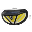 Solar Motion Sensor Outdoor Wall Light Waterproof Garden Lamp (117 COB) A