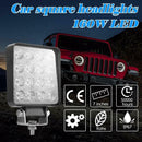 160W Square Offroad LED Work Light Bar Driving Fog Lamp for Car Boat Tractor