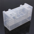 Large Hard Plastic Portable AAA AA Battery Case Holder Storage Box With Handle