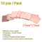 10 pcs 15mmx15mm 1.0mm Heatsink Copper Shim Thermal Pads for Laptop