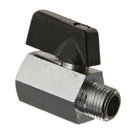 1/4" Bsp Ball Valve Threads Tap Male Female Air Compressor Hose Brass Handle  lj