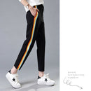 Sweatpants Rainbow Striped Side Pant Women Loose Trousers Joggers Sweat Pan