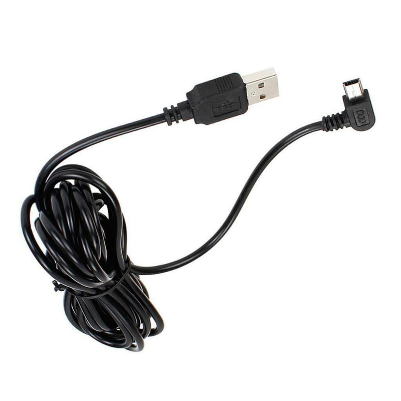 2 X 3.5m USB MINI 5Pin Right Angle Male to USB 2.0 A Male Plug Cable Lead