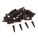 50pcs Tail Rubber Tubes for Saftey Lead Clips Carp Fishing Rig Sleeves Useful