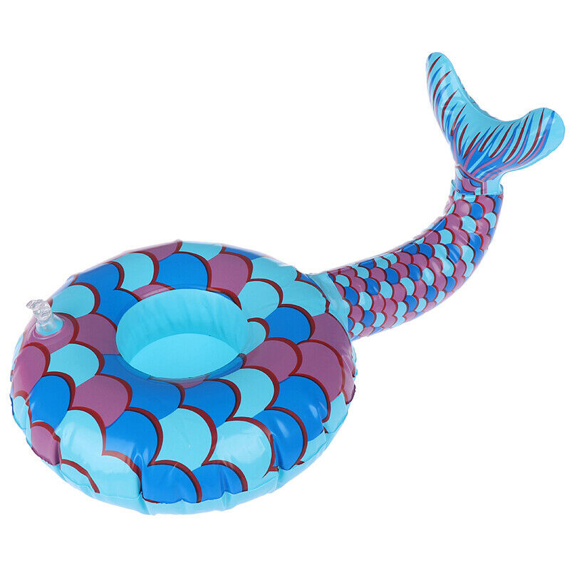 15Pcs Inflatable Floating Drink Can Cup Holder Hot Tub Swimming Pool Beach OZ