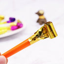 20Pcs small multi color party blowouts whistles kids birthday party toys gifM&