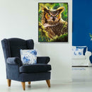 Animal Cross Stitch 5D Full Drill Diamond Painting Embroidery (Owl T153)