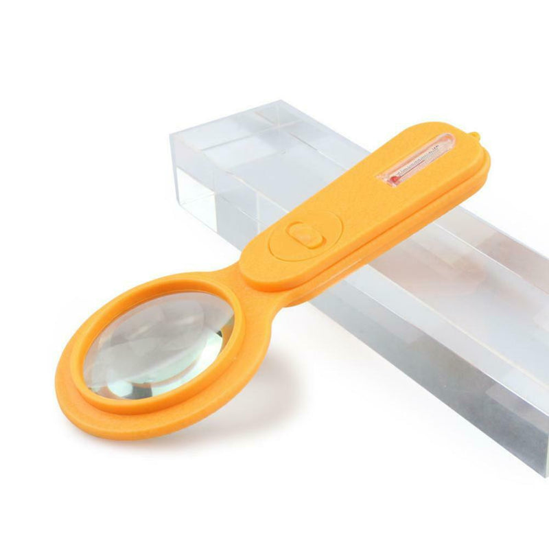 5 in 1 Thermometer with Compass and LED Lamp for Money Checking Magnifier