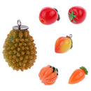 12pcs DIY Peach Pevery Charms Jewelery Making Kids Creative Art Craft Beads