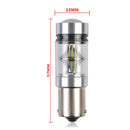 100W 1156 S25 P21W BA15S LED DC/AC 12-24V Backup Light Car Reverse Bulb Lamp