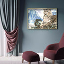 Diamond Painting Snow Leopard Full Round Rhinestone Picture DIY Set 40x30cm