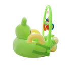 Baby Sofa Support Seat Cover Learning To Sit Plush Chair w/o Filler (Frog) A