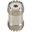 2-Pack PL-259 UHF Female to UHF Female Coax Cable Adapter S0-239 UHF Double