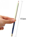 10pcs Rainbow Four-Color Lead Wooden Pencil Students DIY Graffiti Pencil A