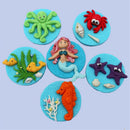 1pc pink Mermaid Silicone mold fondant mold cake decorating tools baking tool SP