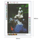 5D DIY Full Drill Diamond Painting Buddha Statue Cross Stitch Kits (hg263)
