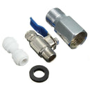 1/2'' to 1/4'' RO Feed Water Adapter Ball Valve Faucet Tap Feed Reverse OsmoR5Z7