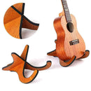 Folding Ukulele Violin Bass Guitar Stand A Frame Floor Rack Hanger New Hold C3E1