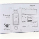 12V Motorcycle Speedometer LCD Switch Panel Accessories Universal  Line For Car