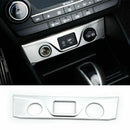 For Hyundai Tucson 2016- Chrome Cigarette Lighter Trim Cover Panel Garnish Bezel