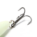minnow night fishing lure bass crank bait hooks fish crankbait tackle plastic JR