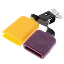 Cow Bell Yellow+Purple Latin Percussion Drum Set Kit Cowbell CattleBell