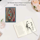 DIY Leaves Special Shaped Diamond Painting 50 Pages A5 Notebook Sketchbook
