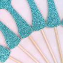 mermaid fishtail flag cake topper birthday party decorations supplies girl fa â„–[