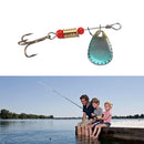 Giant Killer Plain Fishing Lure Hard Spoon With Sharped Treble Hook Tackle JBES