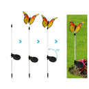 Solar Powered LED Light Color Change Butterfly Bird with Ground Spike Garden