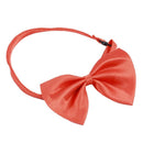 5X( Dog Cat Bow Tie Bowtie Pet Adjustable Collar Orange G3X2)