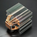 6 Heat Pipe Cpu Cooler No Fan Cpu Heatsink Fanless Cooling Radiator For Int