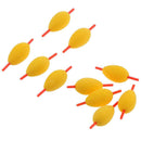 10pcs Pear Ice Fishing Float Slip Stick Floats Bobbers Fishing Tackle