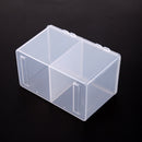 Clear Plastic Cotton Swab Box Storage Organizer Holder Cosmetic Makeup Tool