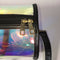 Portable Women Large Capacity PVC Shoulder Bag Holographic Weekend Luggage Tote