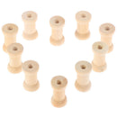 20Pcs/lot Empty Wooden Bobbin Spools Thread Wire  Needlework Crafts Sewing