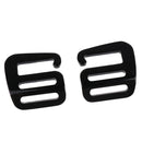 4 Pcs 1'' G Hook Outdoor Webbing Buckle Luggage Sack Strap Belt 25mm Black